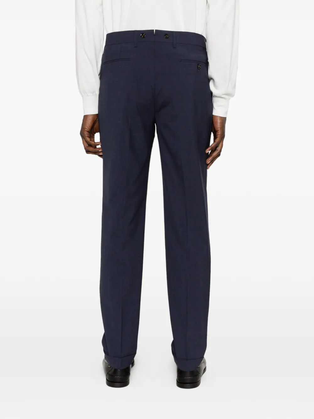 Berwich Plooibroek Blauw
