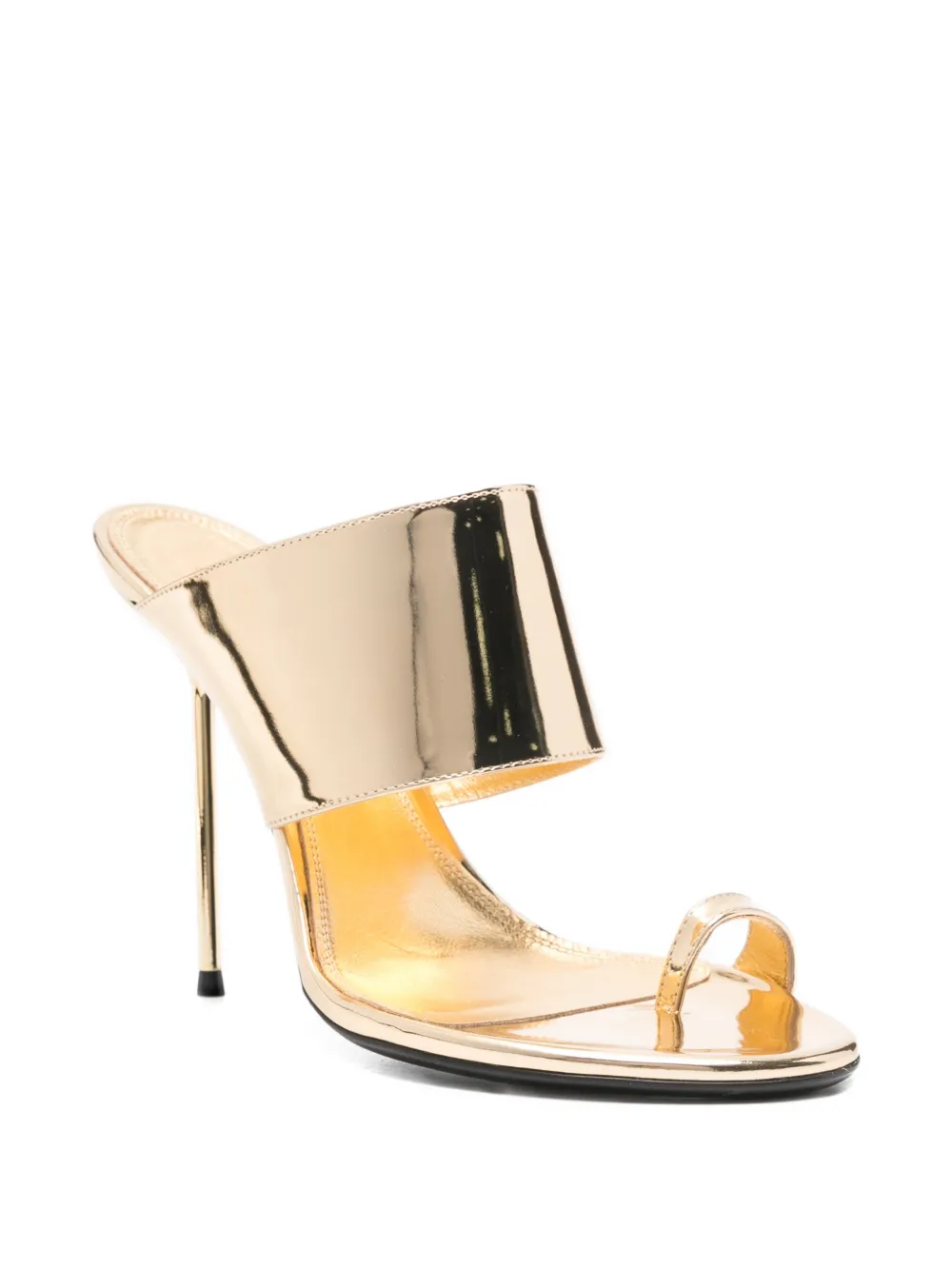 Paris Texas toe-loop mules Goud