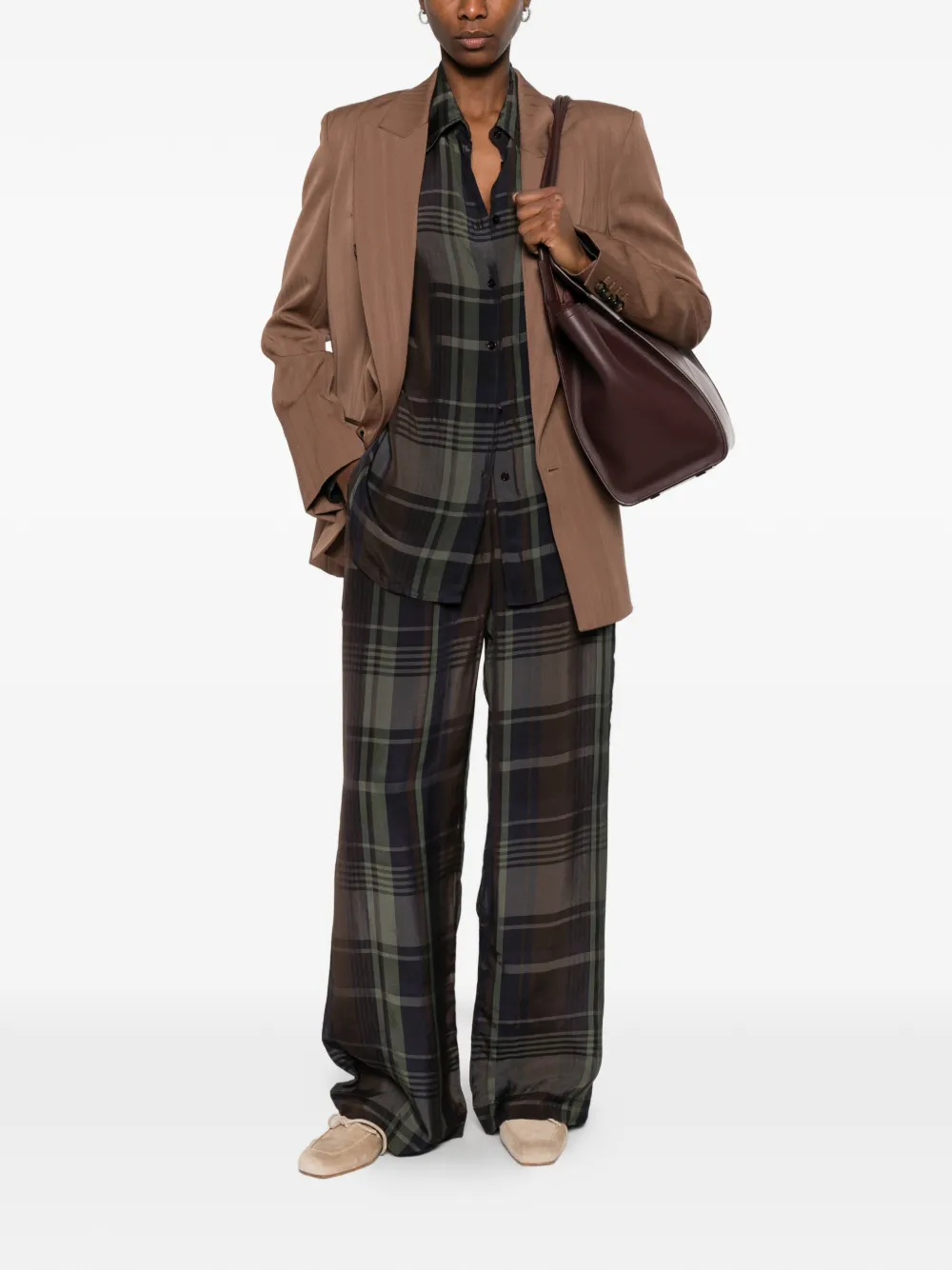  Stella Mccartney Double-breasted Jacket - Brown 