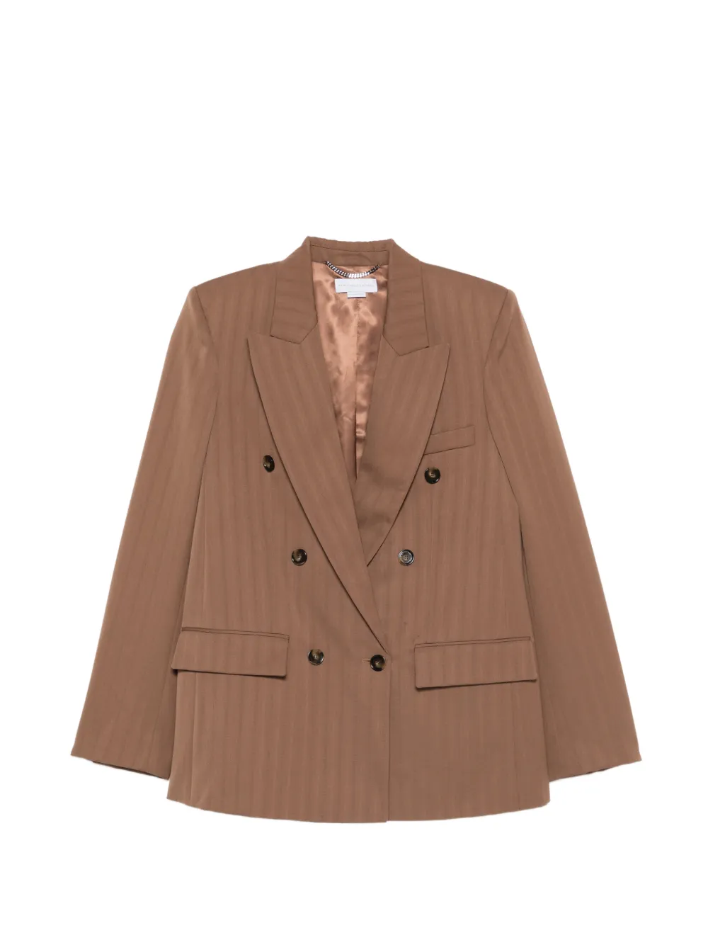 Stella McCartney double-breasted jacket - Marrone
