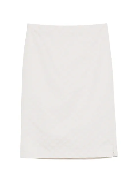 Gucci falda midi con motivo GG