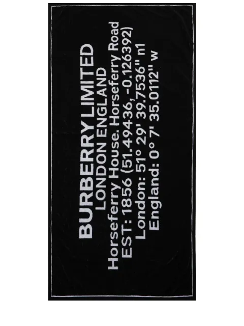 Burberry Horseferry jacquard beach towel