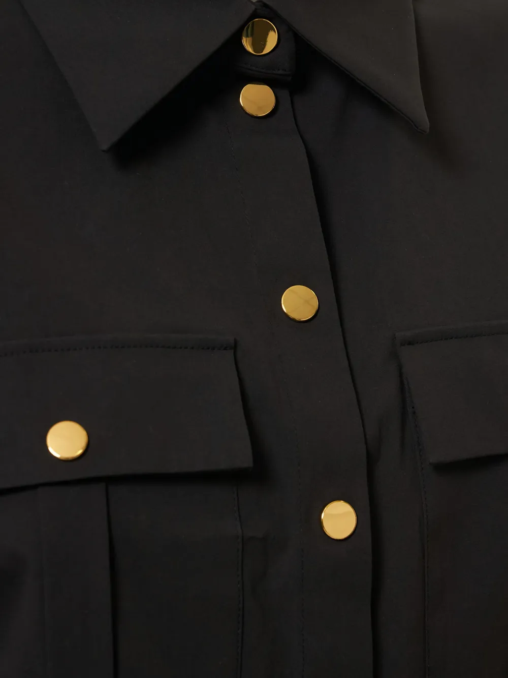  Michael Kors Flap-pocket Button-up Shirt - Black 