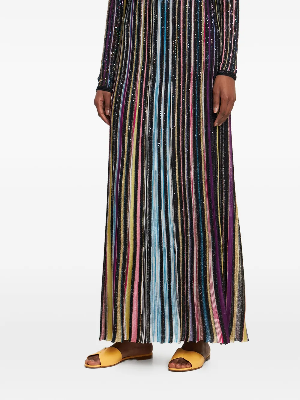 Manolo Blahnik Houramu leren sandalen Geel