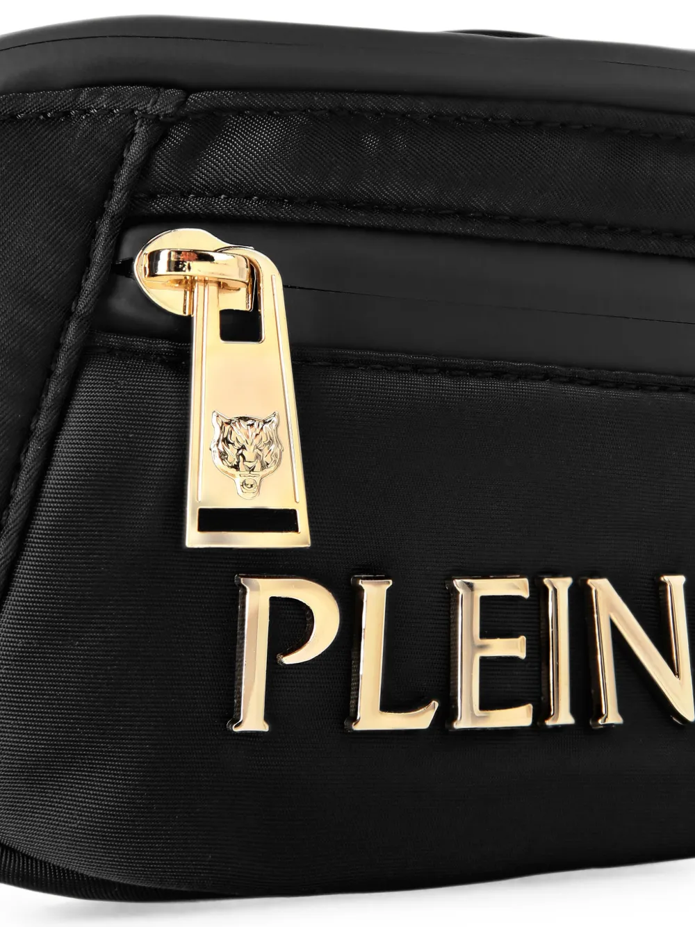 Plein Sport Heuptas met gespsluiting en logo Zwart