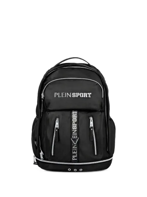 Plein Sport logo-plaque zip-fastening backpack