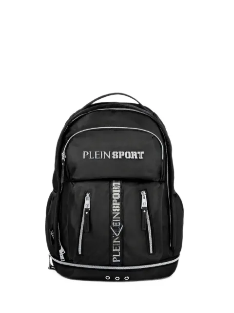 Plein Sport logo-plaque zip-fastening backpack