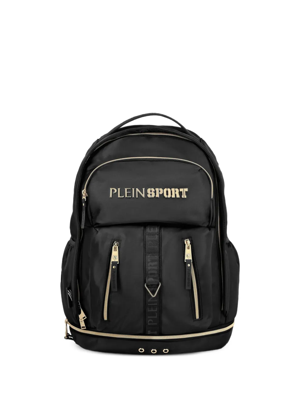 Plein Sport logo-lettering backpack - Nero