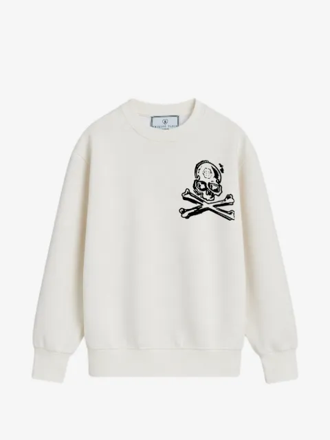 Philipp Plein sudadera con motivo de calavera