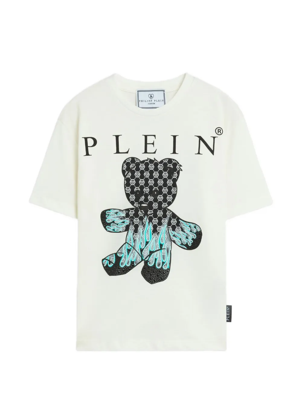 Philipp Plein Junior teddy graphic T-shirt - Bianco
