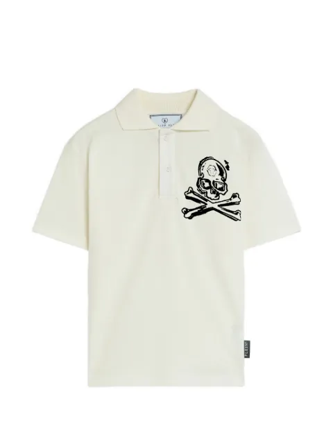 Philipp Plein playera tipo polo con motivo Skull