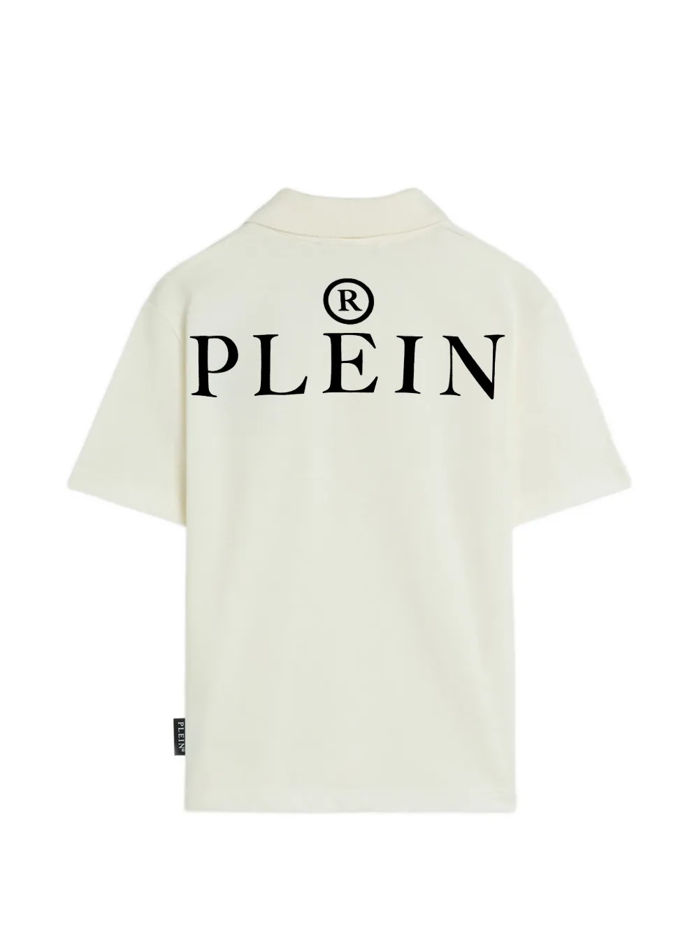 Philipp Plein Poloshirt met doodskopdetail Beige