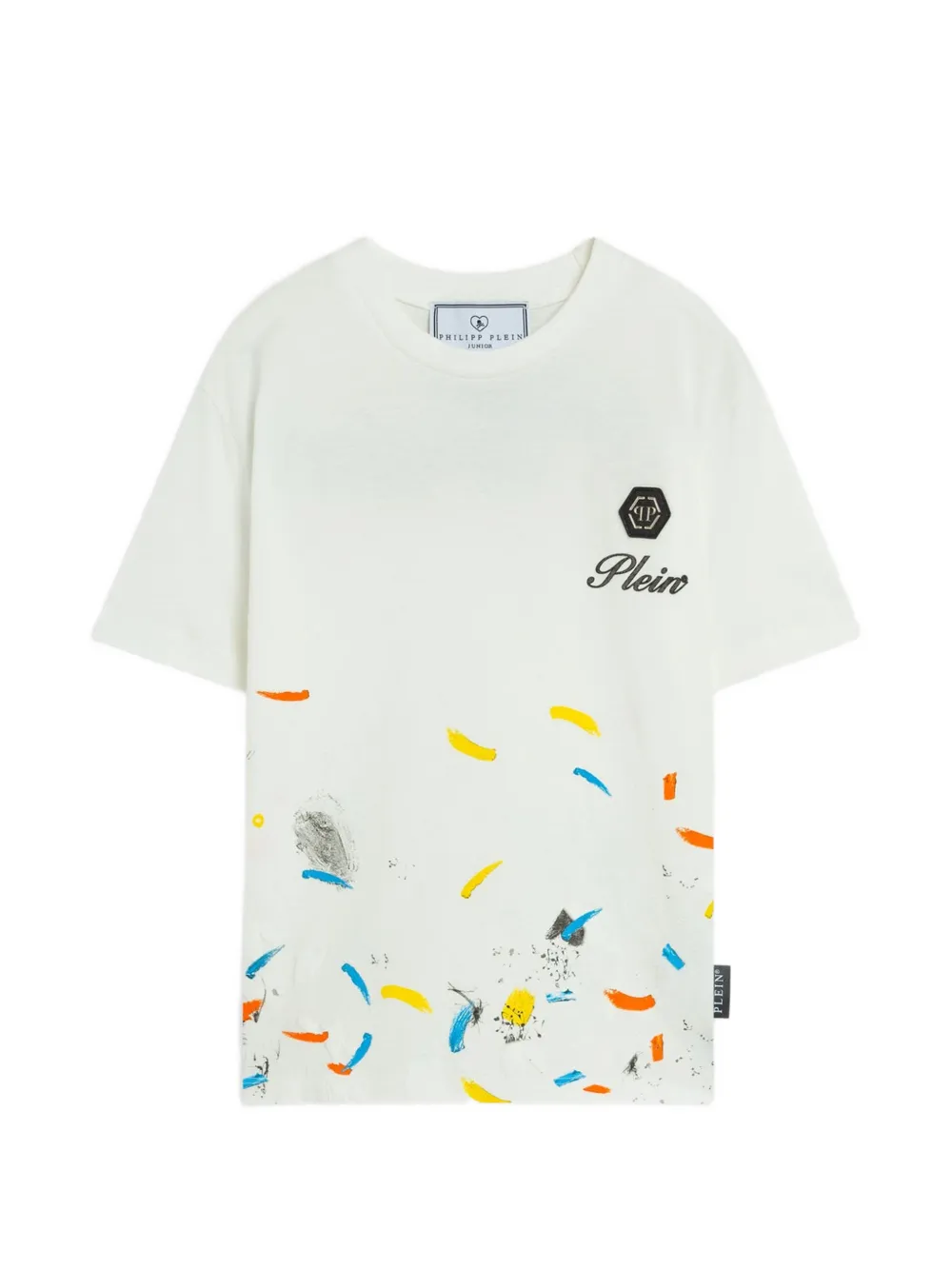 Philipp Plein Junior graphic print T-shirt - Bianco