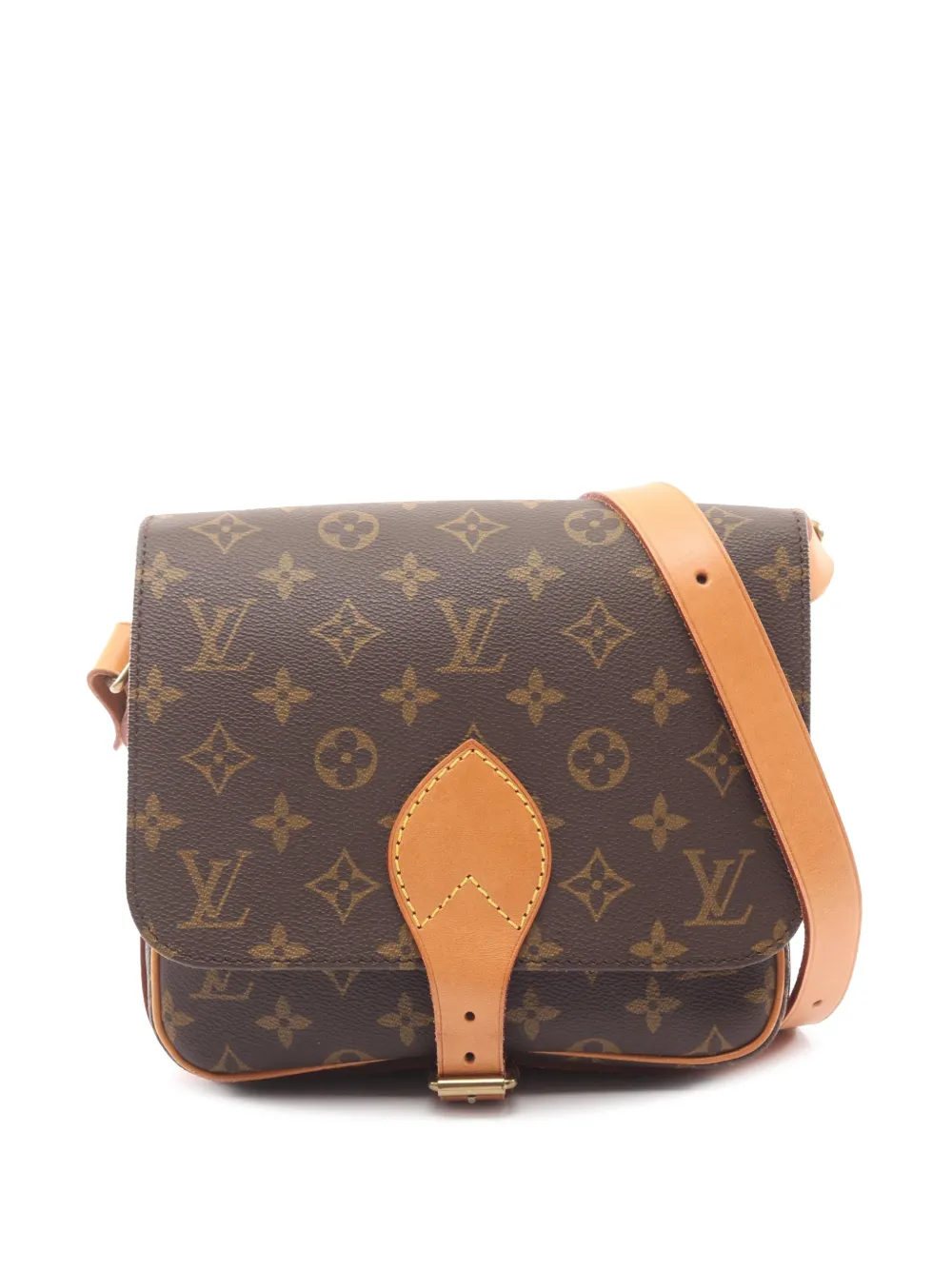 Louis Vuitton Pre-Owned Borsa a tracolla Cartouchiere MM con monogramma 1990 - Marrone