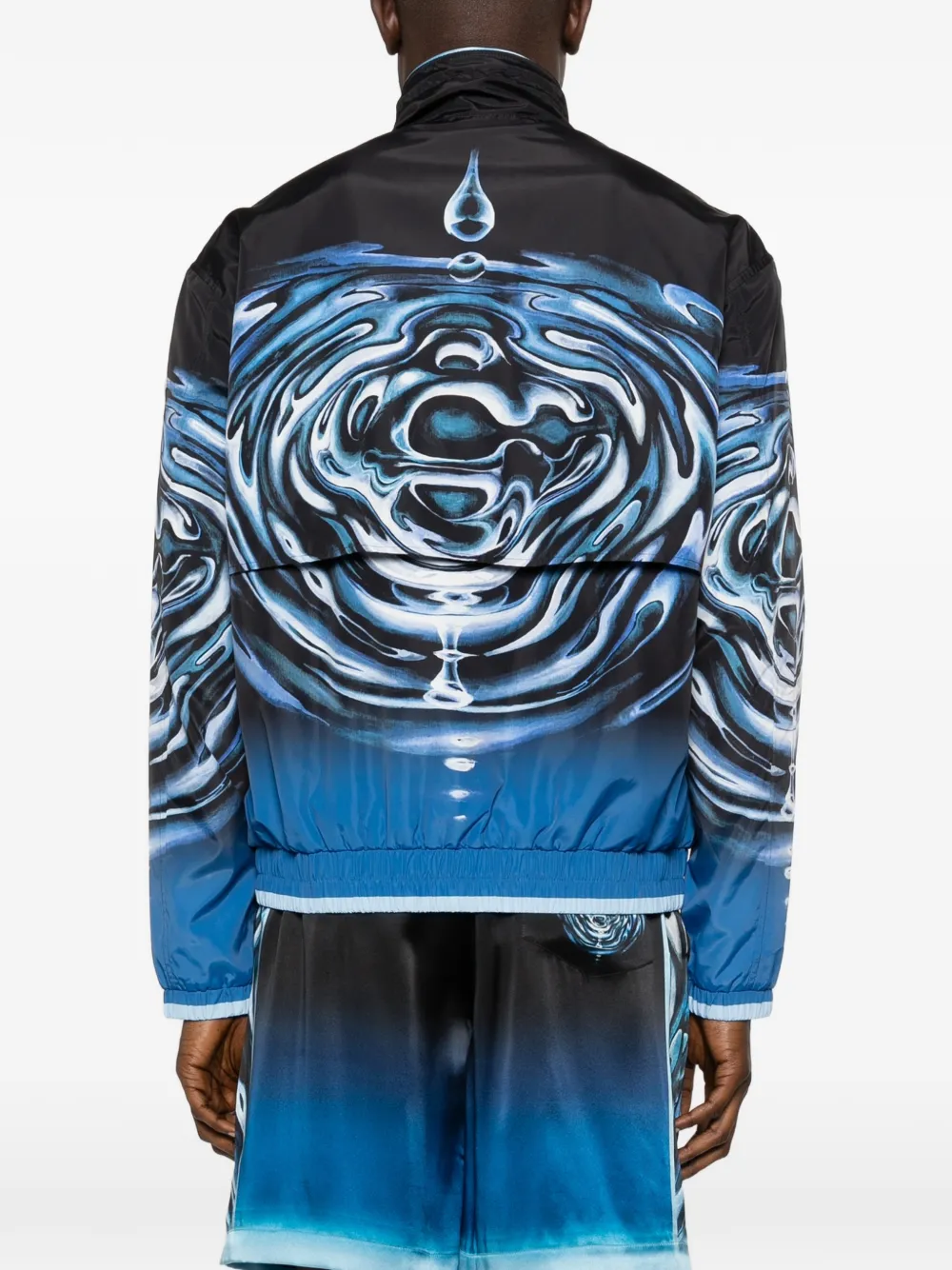 Casablanca Jack met grafische print en trekkoord Zwart