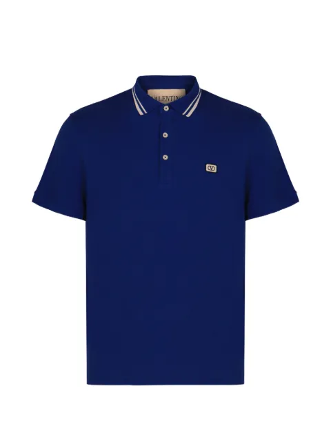 Valentino Garavani logo-embroidered polo shirt