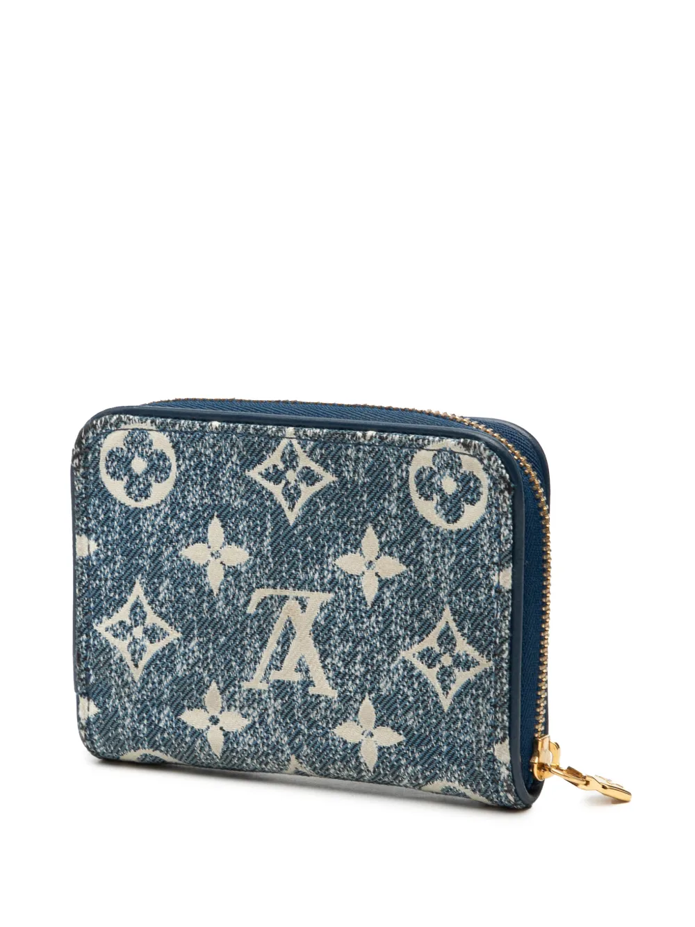 Louis Vuitton Pre-Owned 2021-2025 Monogram Jacquard Denim Zippy