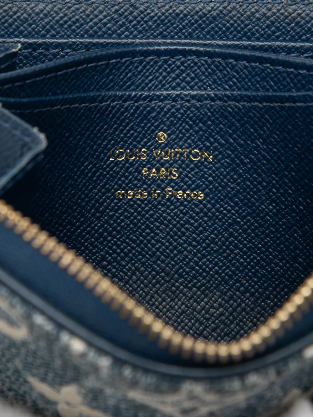 Louis Vuitton Pre-Owned 2021-2025 Monogram Jacquard Denim Zippy