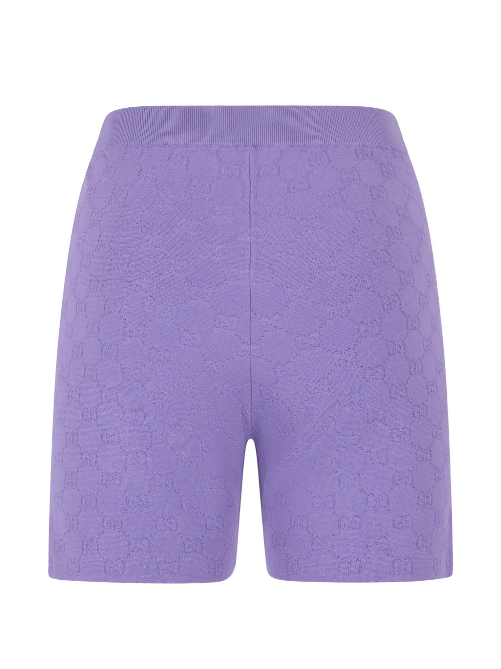  Gucci Gg-jacquard Shorts - Purple 