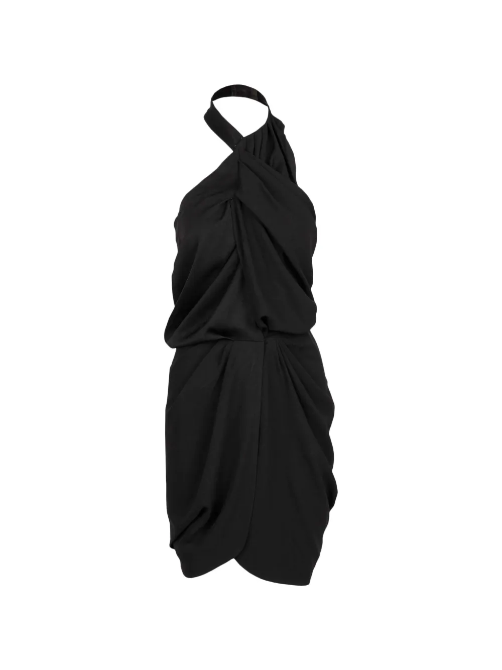 Balenciaga Pre-Owned backless halterneck mini dress - Nero
