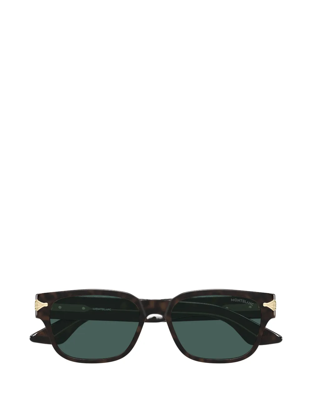 Montblanc square-frame sunglasses - Marrone