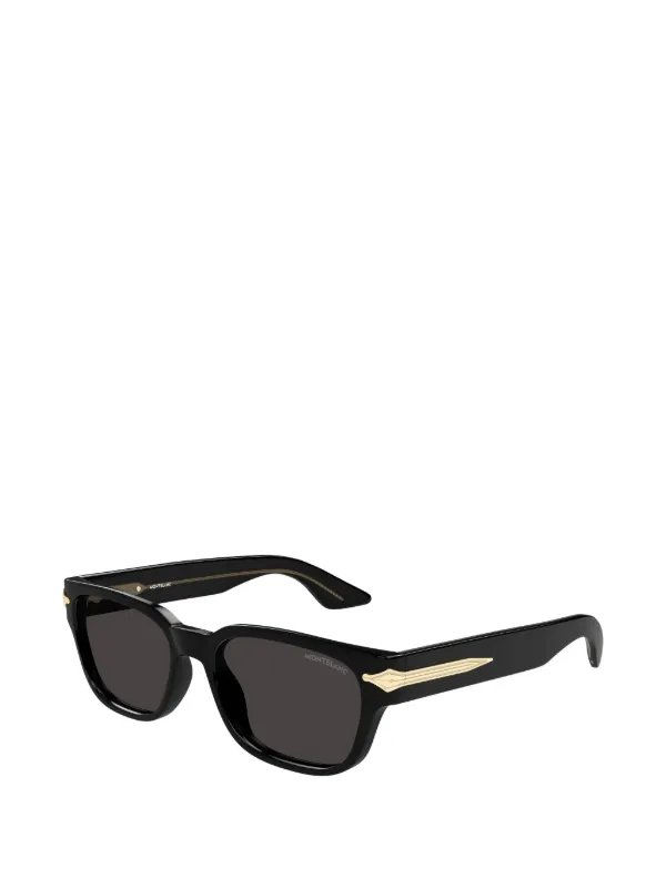 Montblanc square-frame Sunglasses | Black | FARFETCH