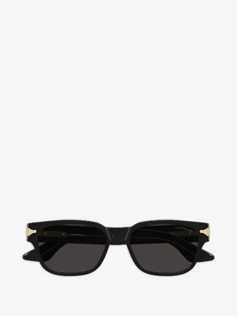 Montblanc lentes de sol con armazón cuadrada