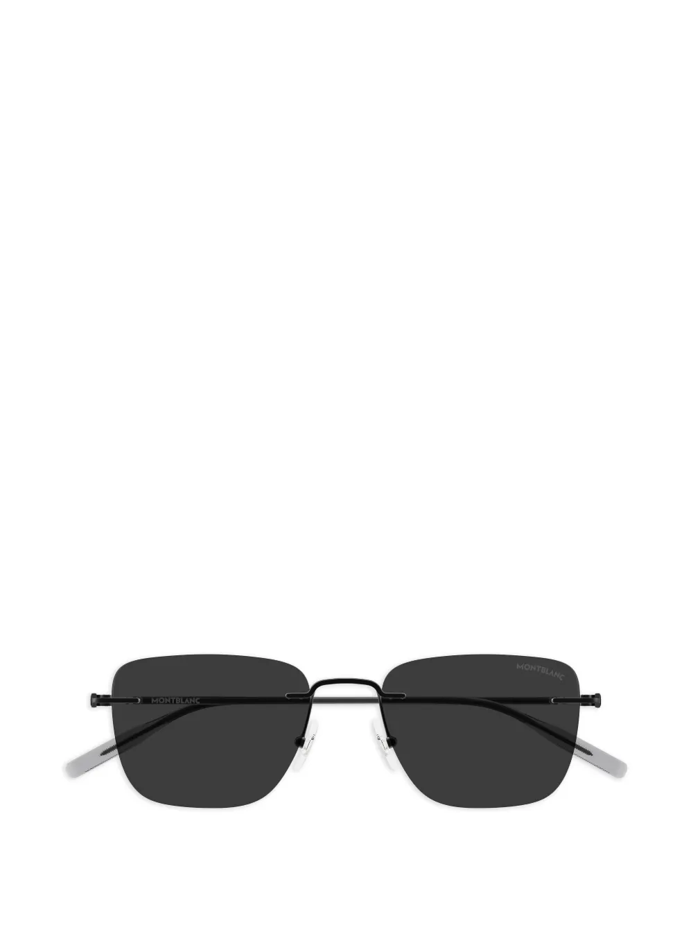 Montblanc rectangle sunglasses - Nero