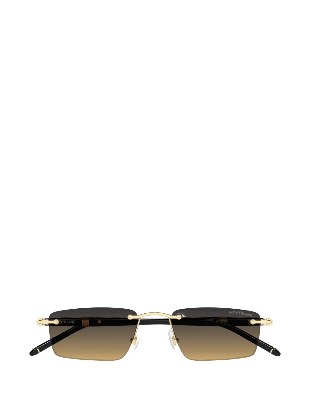 Montblanc rectangle sunglasses - Oro