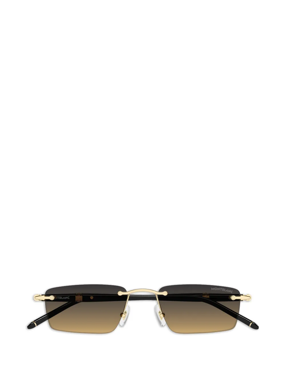 Montblanc rectangle sunglasses - Oro