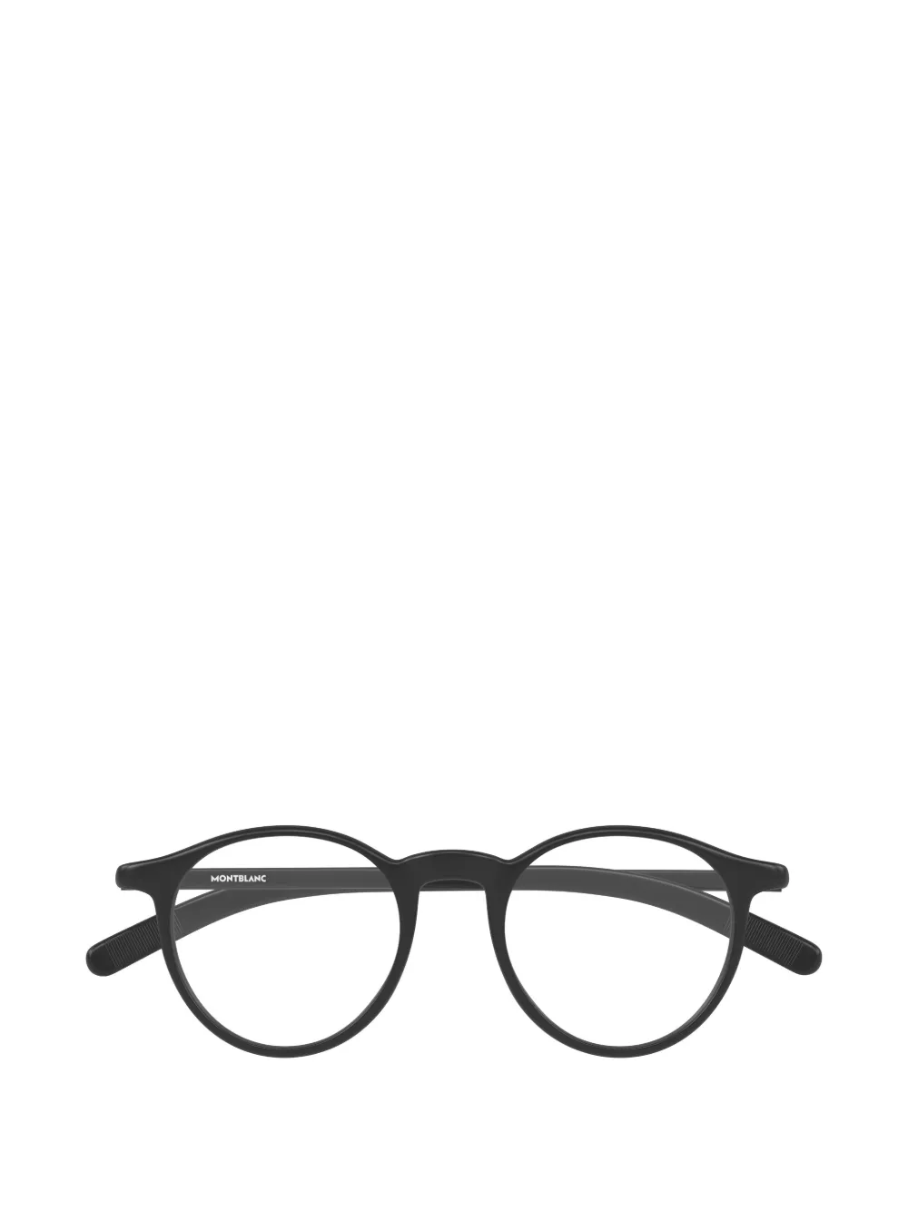 Montblanc Round-frame Glasses In Black