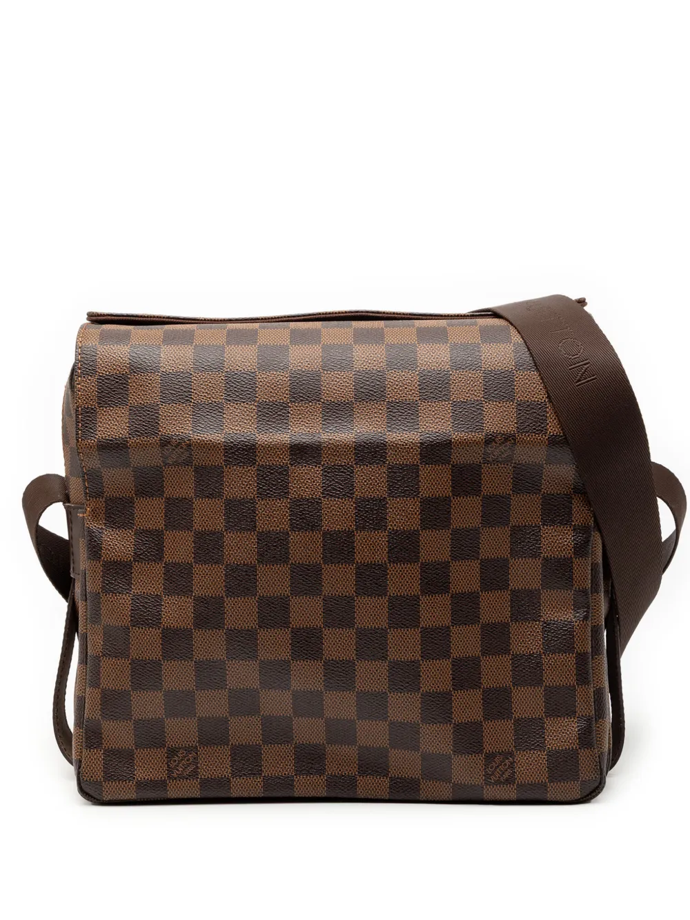 Louis Vuitton Pre-Owned Borsa a tracolla Naviglio in tela Damier Ebène 2010 - Marrone