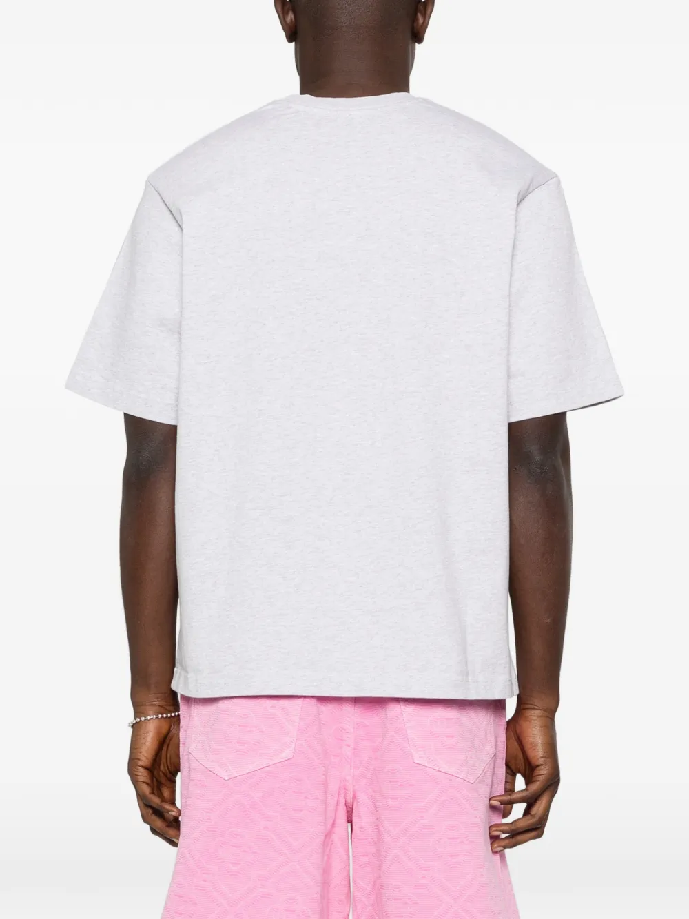 Casablanca T-shirt met logoprint Grijs