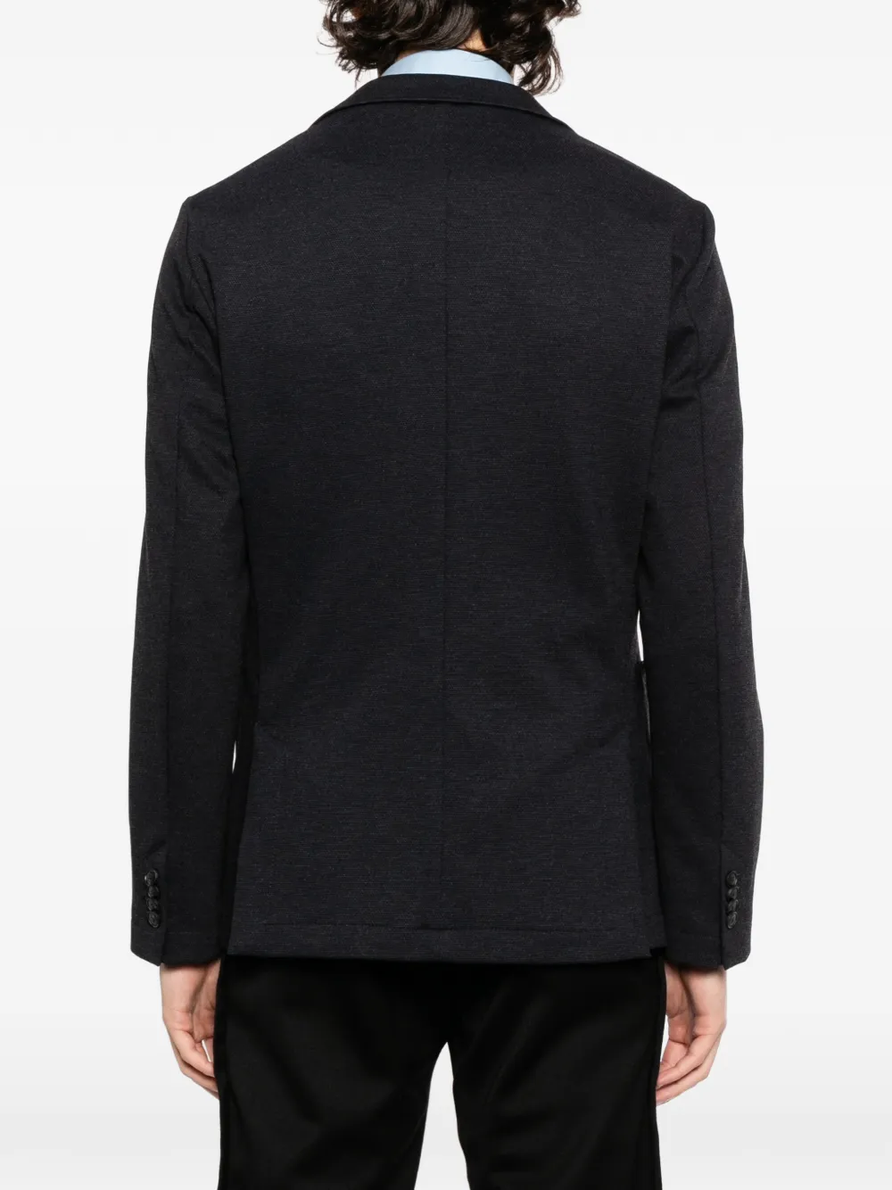 BOSS Blazer met enkele rij knopen Grijs