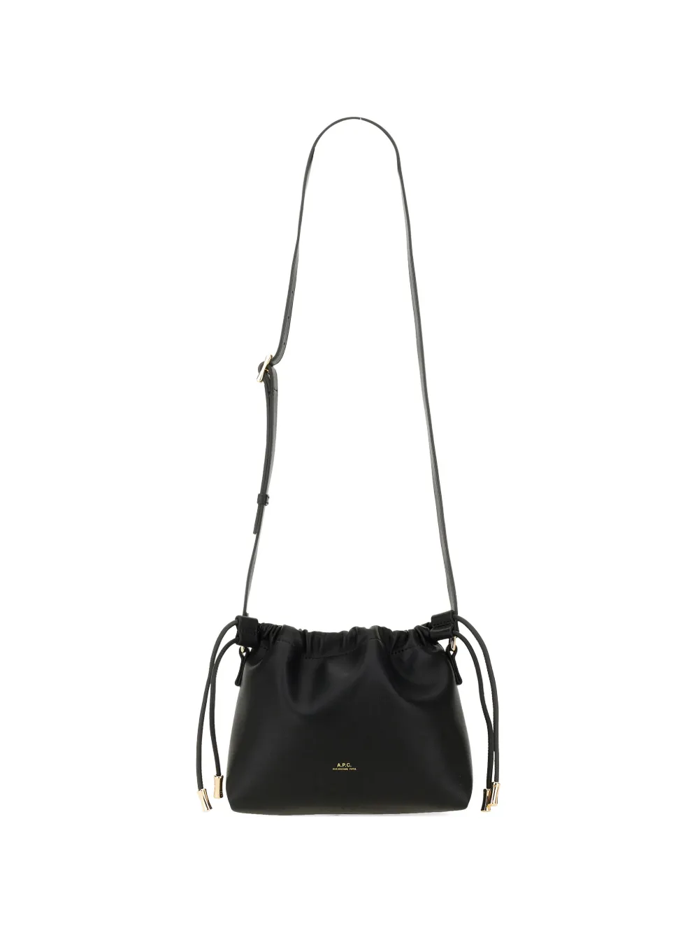 A.P.C. small Ninon drawstring crossbody bag - Nero