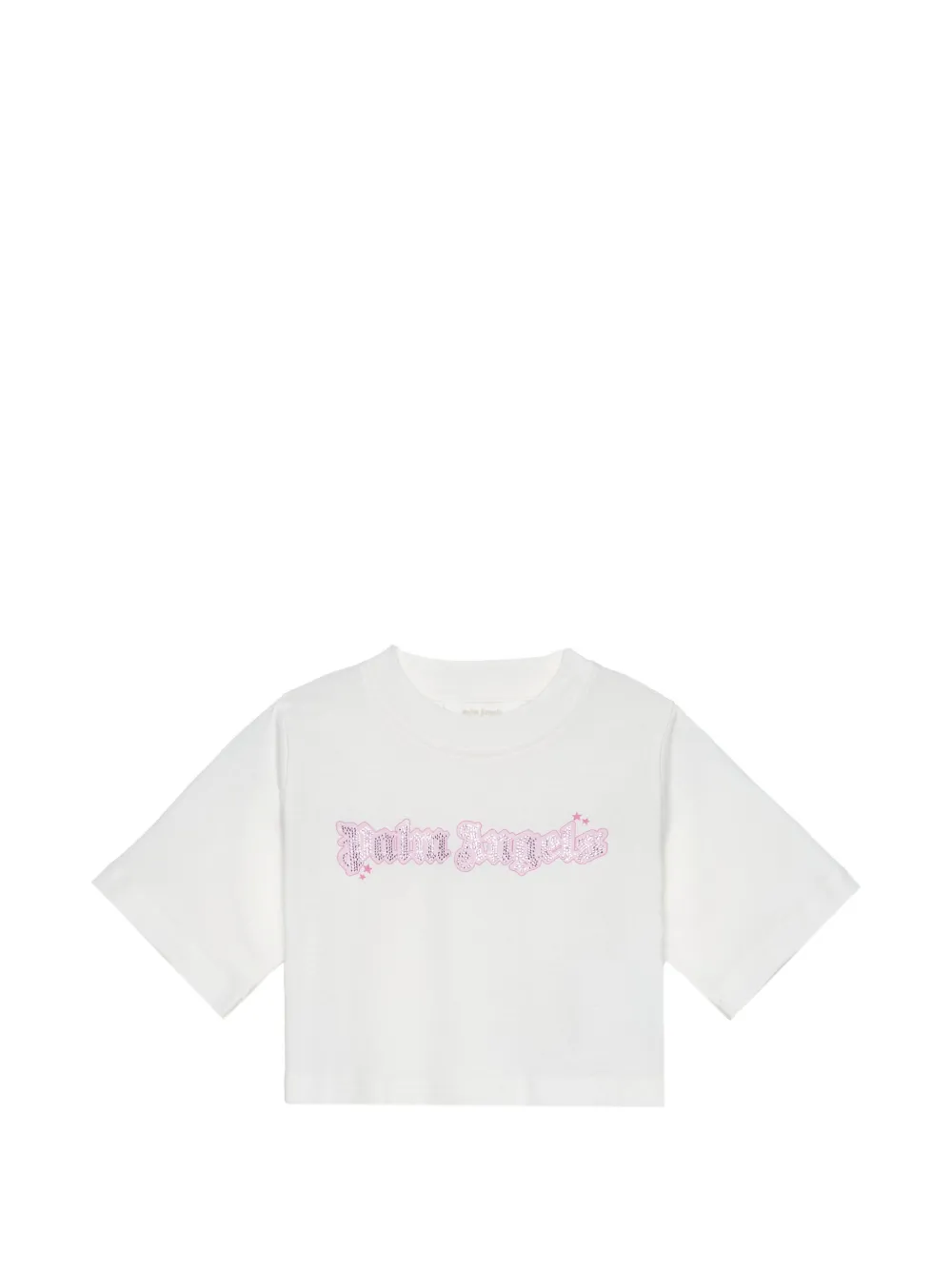 Palm Angels Kids T-shirt con logo - Bianco