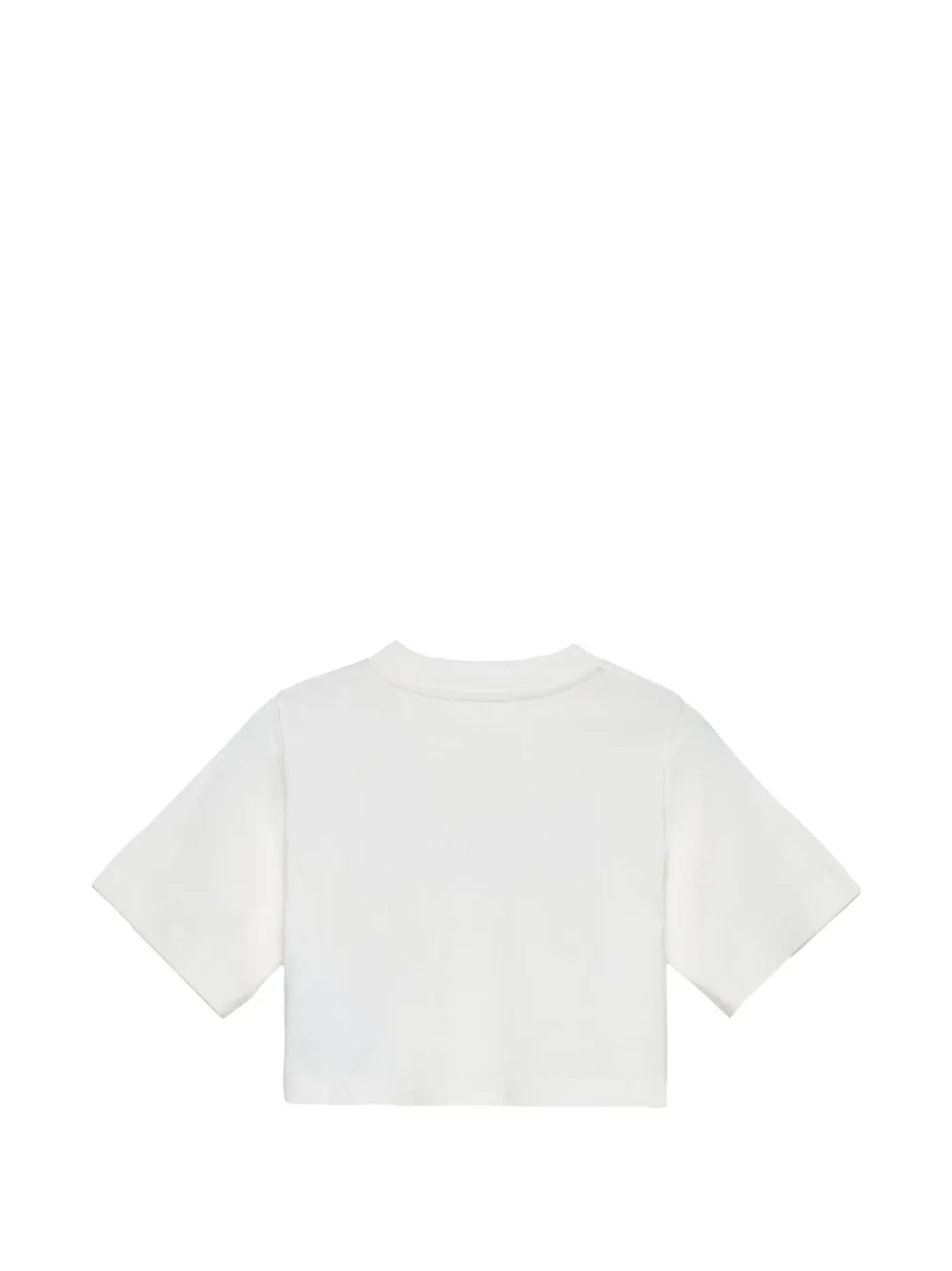 Palm Angels Kids T-shirt met logo Wit