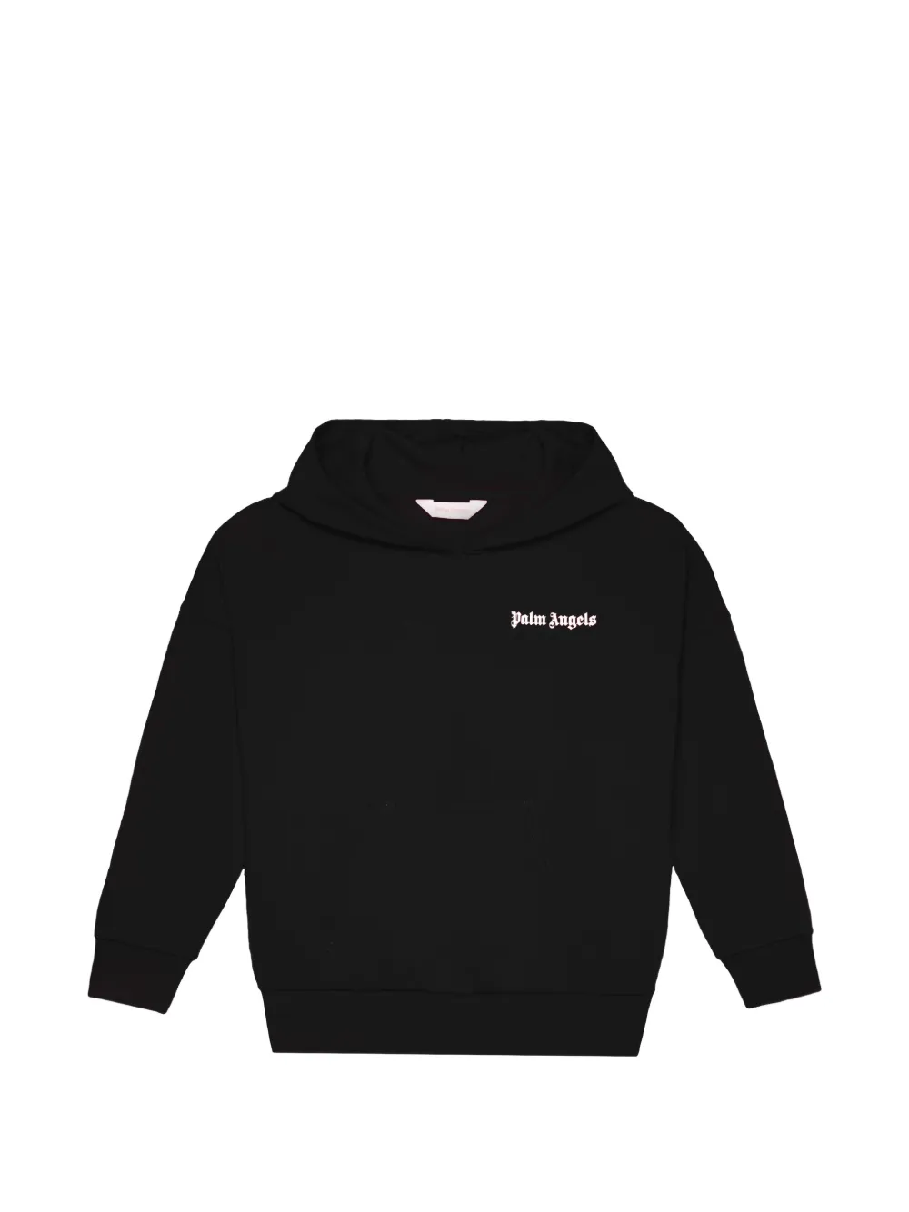 Palm Angels Kids logo-print hoodie - Black