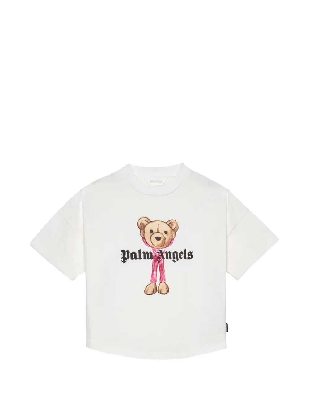 Palm Angels Kids T-shirt con grafica - Toni neutri