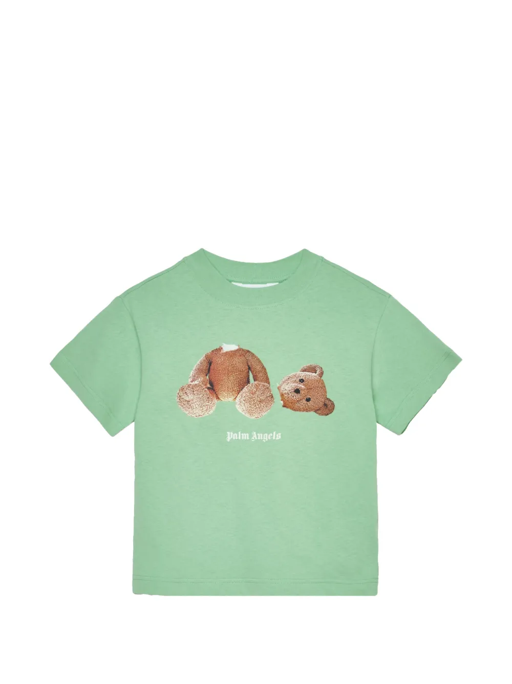 Palm Angels Kids T-shirt con stampa - Verde