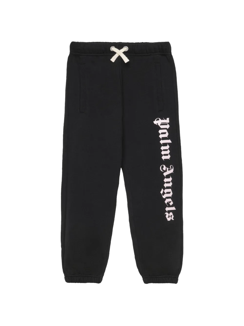 Palm Angels Kids drawstring logo-print track pants - Nero