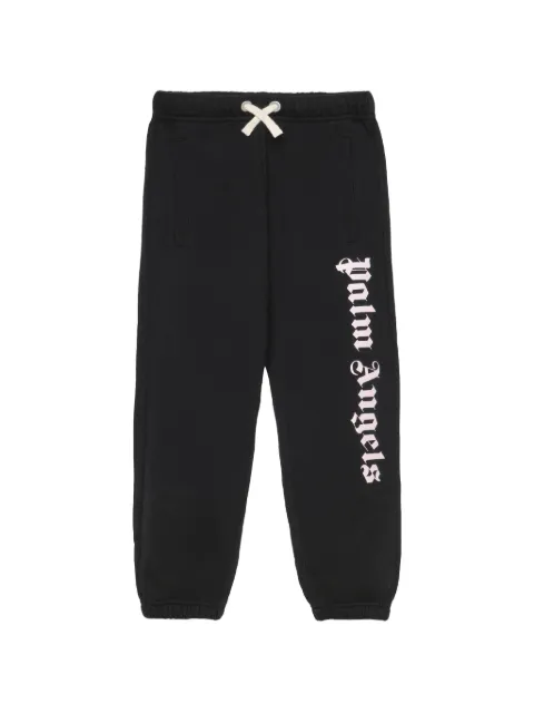 Palm Angels Kids drawstring logo-print track pants