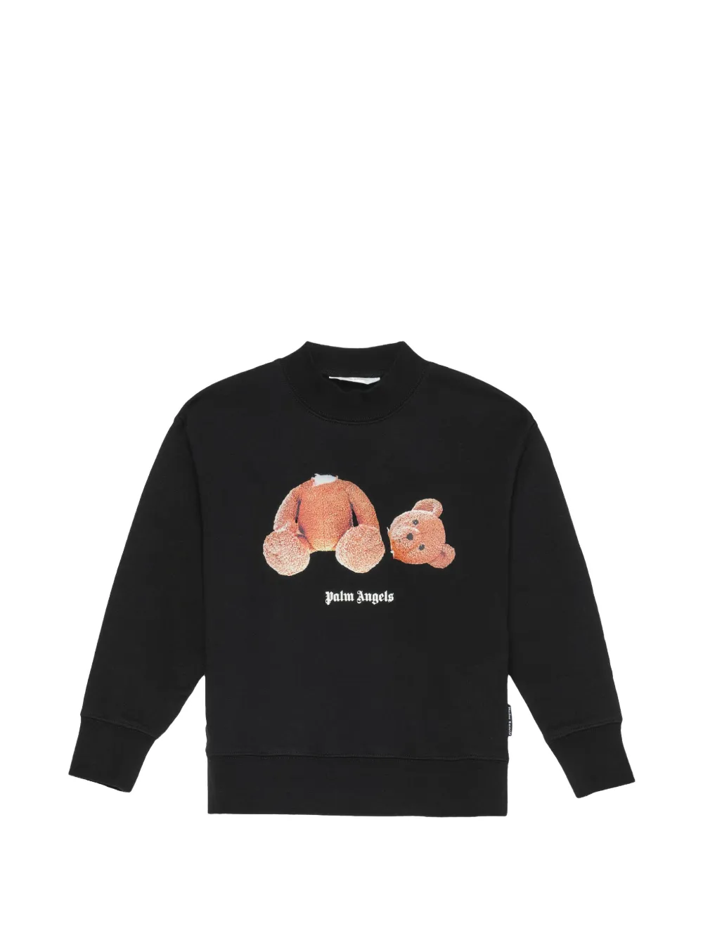 Palm Angels Kids graphic crew-neck sweater - Nero