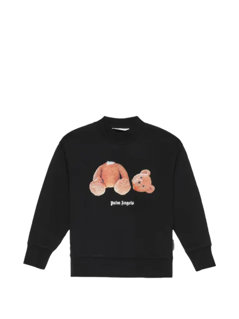 Palm Angels Kids graphic crew-neck sweater