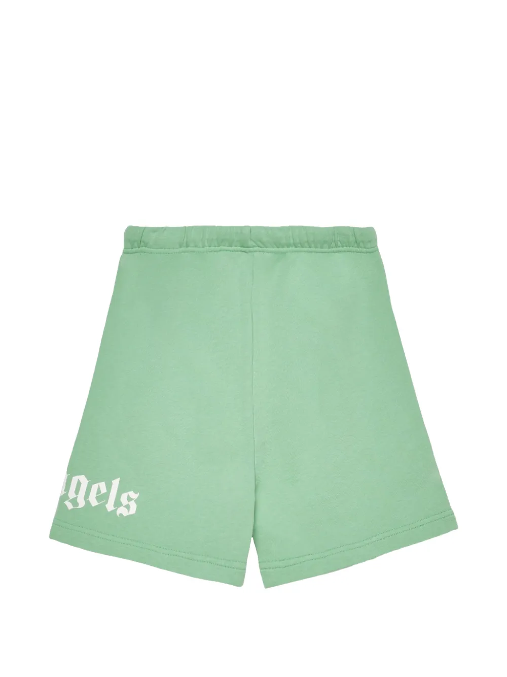 Palm Angels Kids Shorts met logoprint Groen