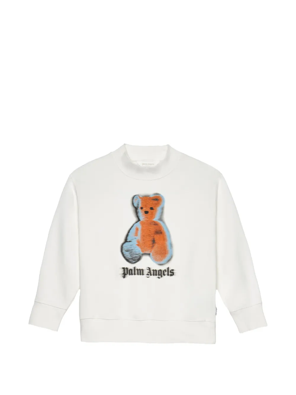 Palm Angels Kids Felpa con stampa - Bianco
