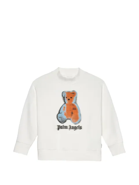 Palm Angels Kids bear-graphic sweatshirt
