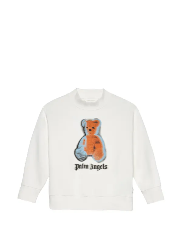 Palm Angels グラフィックプリント セーター Palm Angels Kids グラフィック スウェットシャツ | ホワイト