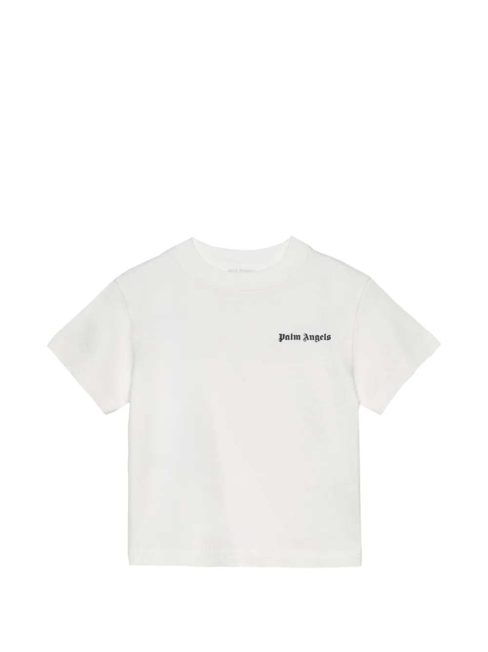 Palm Angels Kids logo-detail t-shirt - Bianco