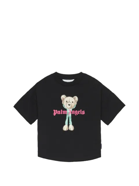 Palm Angels Kids playera con motivo gráfico